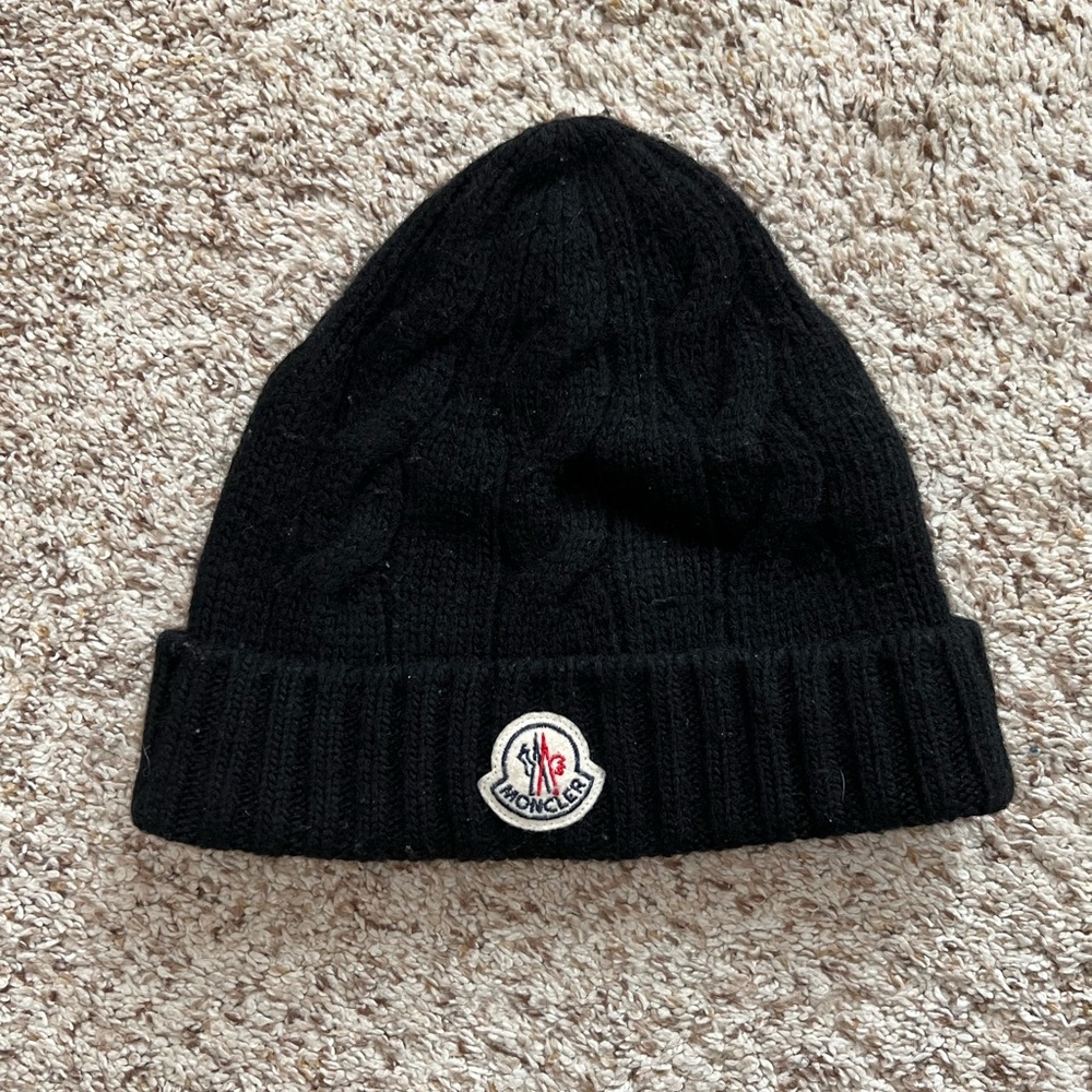 Authentic moncler beanie